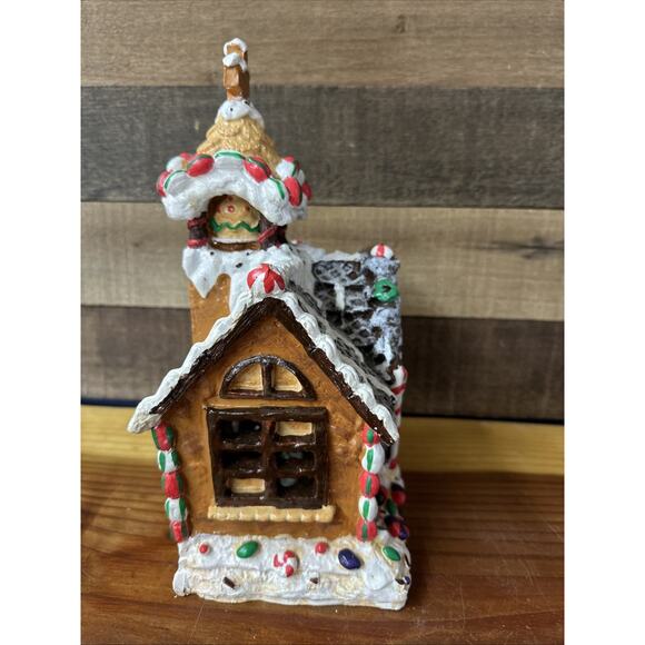 Candy Cane Chapel Vintage Christmas Village In Box - Picture 2 of 6
